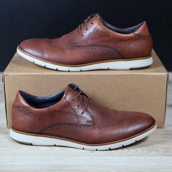 Josef Seibel Other - Josef Seibel Tyler 33 Shoes Mens Size 9.5 10 Brown Leather Derby Dress Brogue